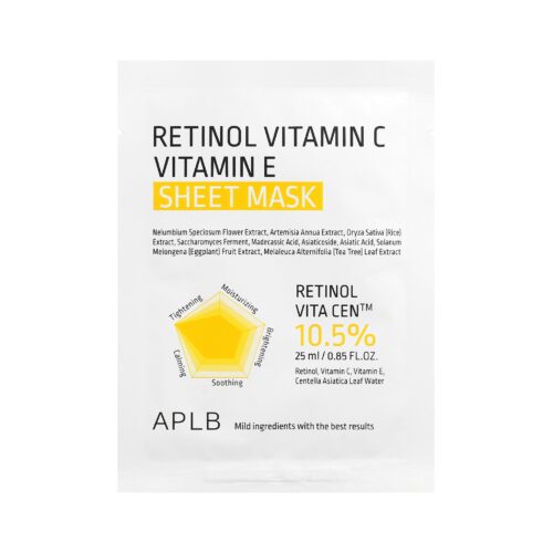 [APLB] Retinol Vitamin C Vitamin E Sheet Mask