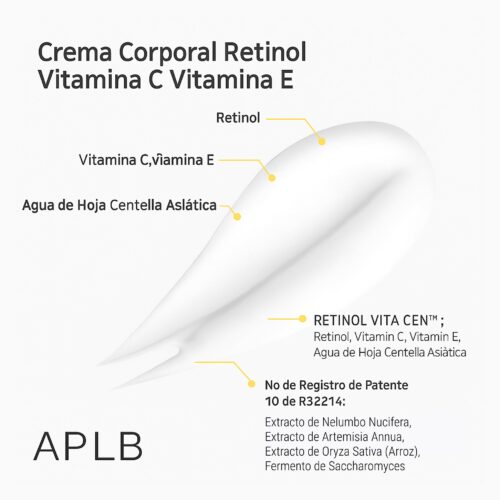 [APLB] Retinol Vitamin C Vitamin E Body Lotion 300ml - Imagen 5