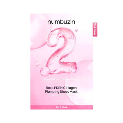 [Numbuzin] No.2 Rose PDRN Collagen Plumping Sheet Mask