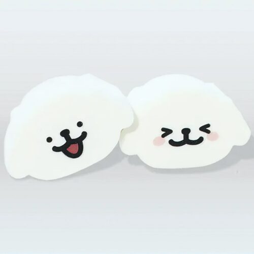 [Flalia] Maltese Die Cut Makeup Sponge 4P - Imagen 3