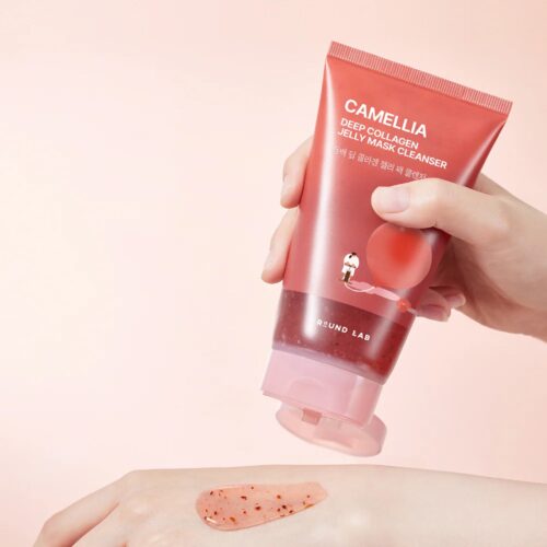 [Round Lab] Camellia Deep Collagen Jelly Mask Cleanser 150ml - Imagen 4